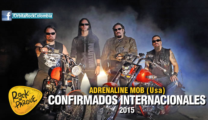 Adrenaline Mob, invitado internacional a Rock al Parque 2015 Adrenaline Mob, invitado internacional a Rock al Parque 2015