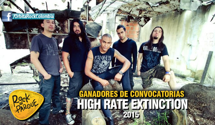 High Rate Extinction se presentará en Rock al Parque 2015 High Rate Extinction se presentará en Rock al Parque 2015