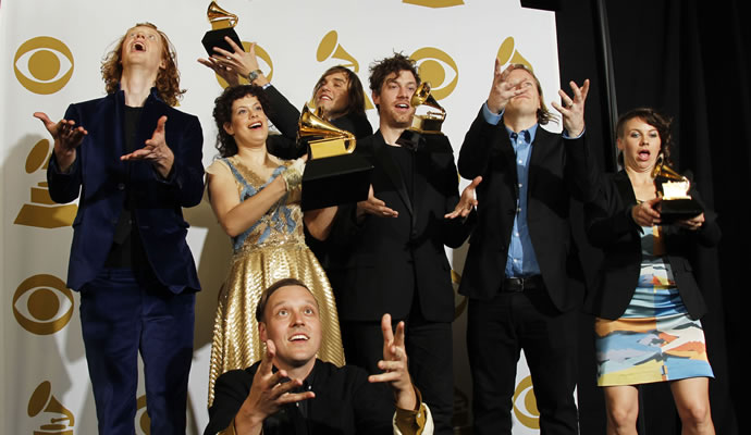 Arcade Fire, ganadores de Premios Grammy 2011 Arcade Fire, ganadores de Premios Grammy 2011