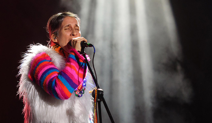 Andrea Echeverry de Aterciopelados en su show en el Cosquín Rock Colombia. Foto: David Martin @orbitarock Andrea Echeverry de Aterciopelados en su show en el Cosquín Rock Colombia. Foto: David Martin @orbitarock