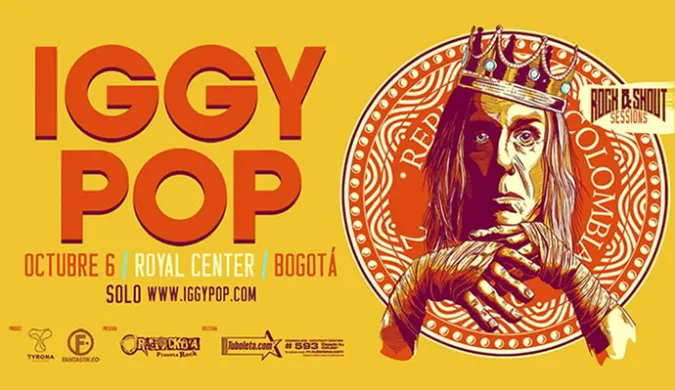 Iggy Pop estará por primera vez en Bogotá