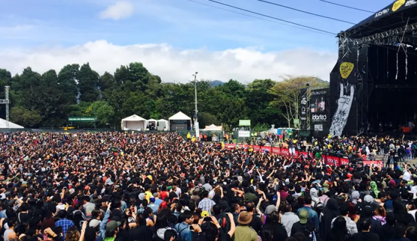 Fotografía de escenario Plaza Rock al Parque 2014 (Por Felipe Rocha)