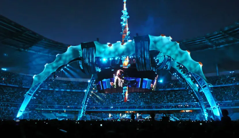 Escenario de la gira 360 de U2