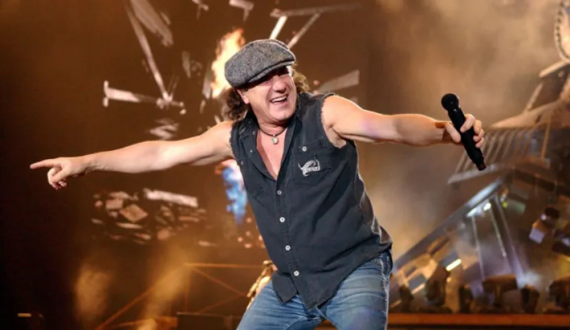 Brian Johnson vocalista de AC/DC