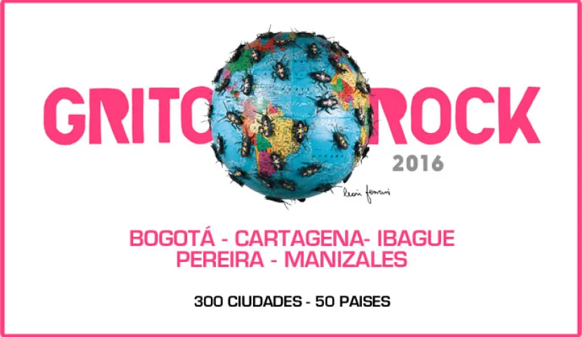 El festival Grito Rock llega por primera vez a Colombia