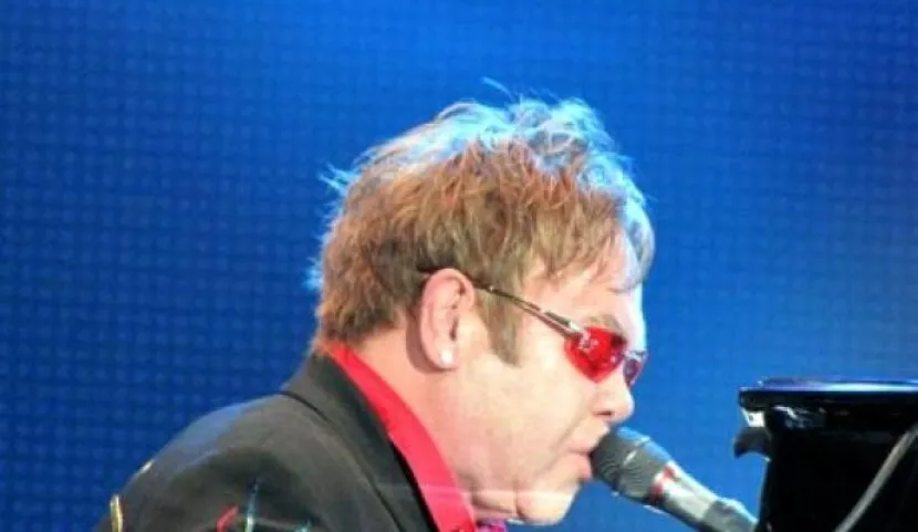 Elthon John en su show en Rock in Rio 2011
