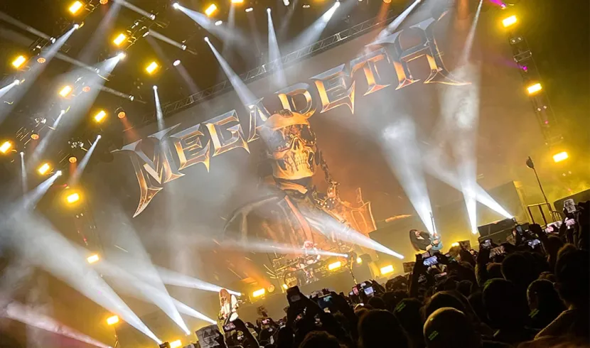 Megadeth regresó a Colombia con dos shows en Movistar Arena