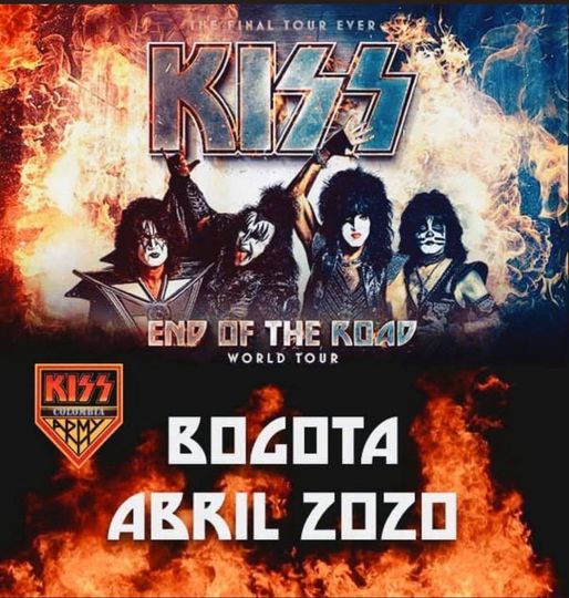 Kiss regresa a Colombia en 2020