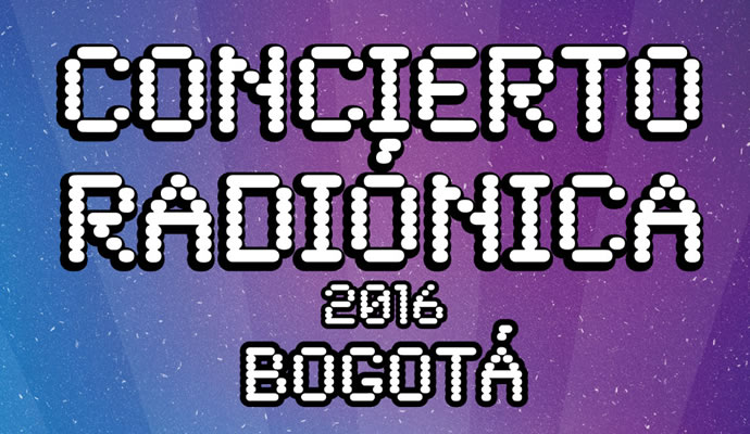 El 10 de septiembre de 2016 se realizará el concierto Radionica en Bogotá