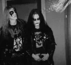 Dead y Euronymous, integrantes de Mayem