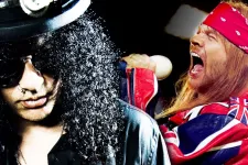 Slash y Axl Rose durante el use Your Illusion World Tour