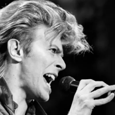 David Bowie el 19 de junio de 1987. Foto: AP