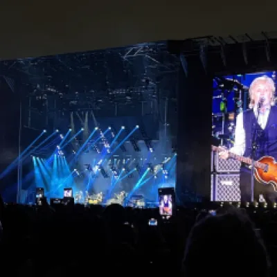 Paul McCartney en su concierto en Bogotá