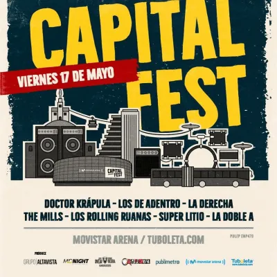 Capital Fest en Bogotá el 17 de mayo 
