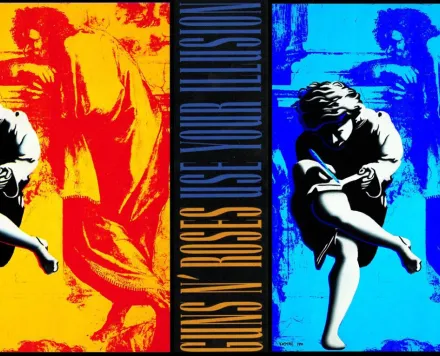 Carátulas de Use Your Illusion I y II