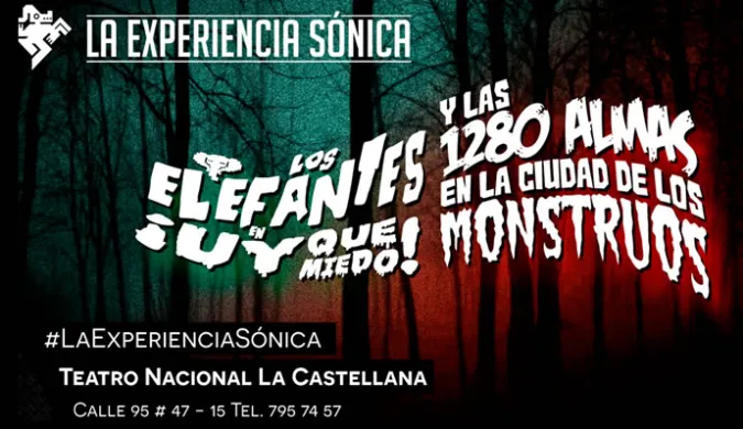 Doble Función de Horror con Los Elefantes y 1280 Almas