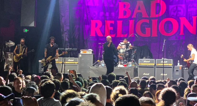 Bad Religion en su show en Bogotá