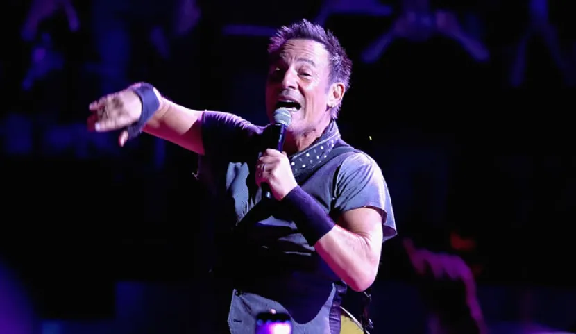 Bruce Springsteen el pasado sábado 23 de abril en Brooklyn