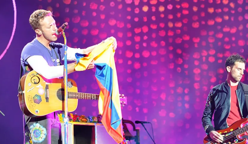 Coldplay en Bogotá - Foto: David Martin