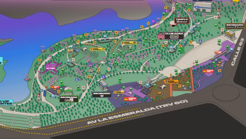 Imagen del mapa de Estéreo Picnic 2024