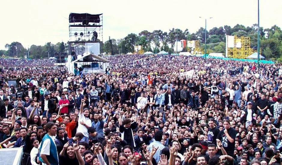Parque Simón Bolívar en el concierto de Metallica de 1999 - Ph. Niclas Swanlund - Metallica